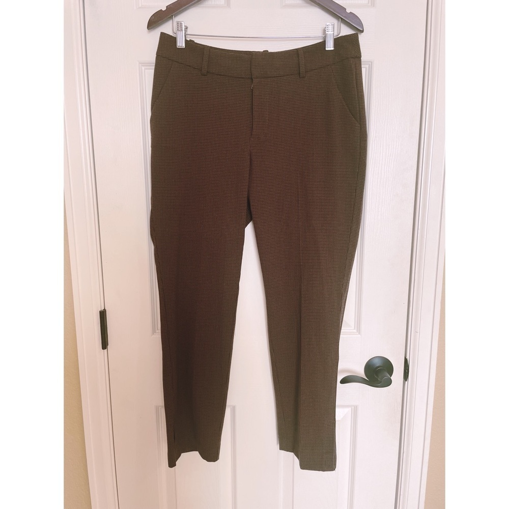 A New Day bi-stretch slim ankle plaid pants